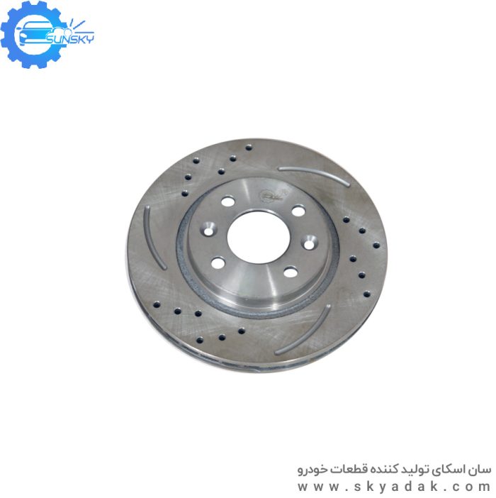 ديسک جلو pro plus پژو 405(سوراخ شده) SunSky - Image 2
