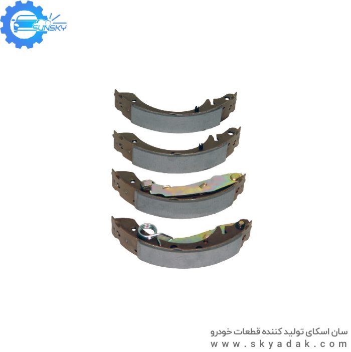 لنت عقب کفشکی سمند ملی با پين فنر اهرم SunSky RS Low Metallic - Image 1