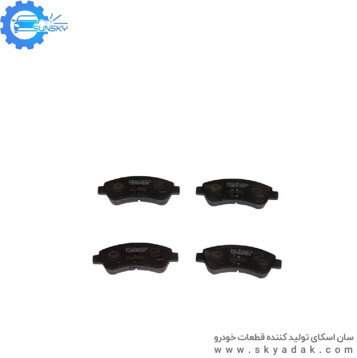 لنت جلو پژو 206 تيپ 5 با شيم SunSky - Image 1