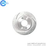 ديسک جلو pro plus پژو 206 تيپ 2(سوراخ شده) SunSky - Image 2