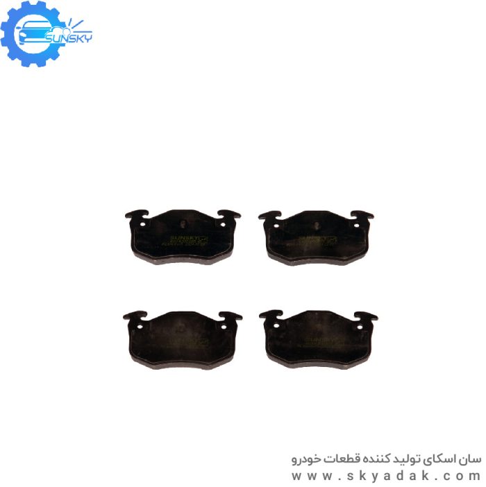 لنت عقب دیسکی پژو 206 تيپ 5 و H30 کراس SunSky RS Low Metallic - Image 1