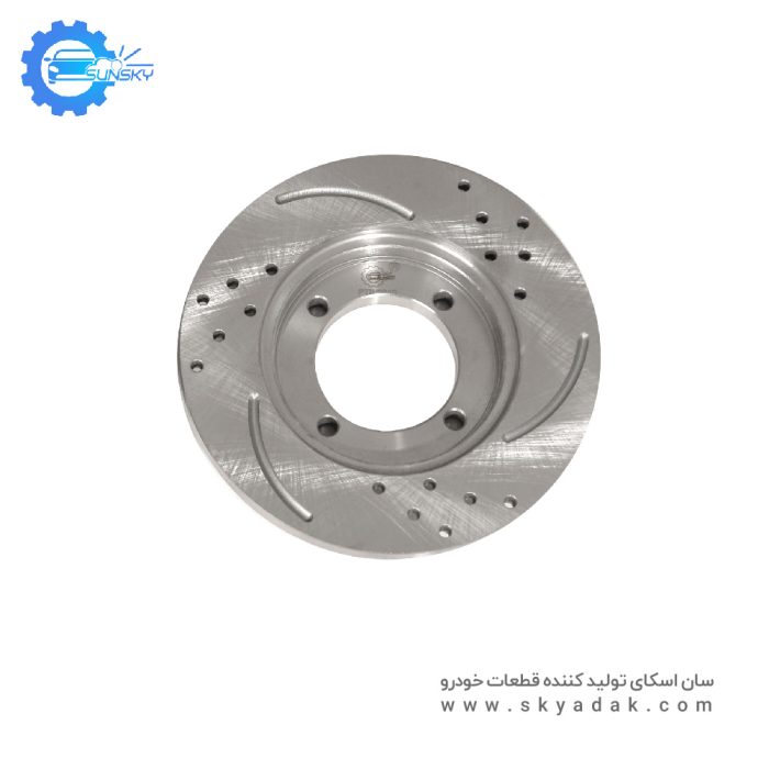 ديسک جلو pro plus پرايد(سوراخ شده) SunSky - Image 1