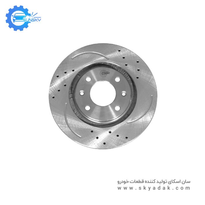 ديسک جلو pro plus سمند ماندو(سوراخ شده) SunSky MF - Image 2