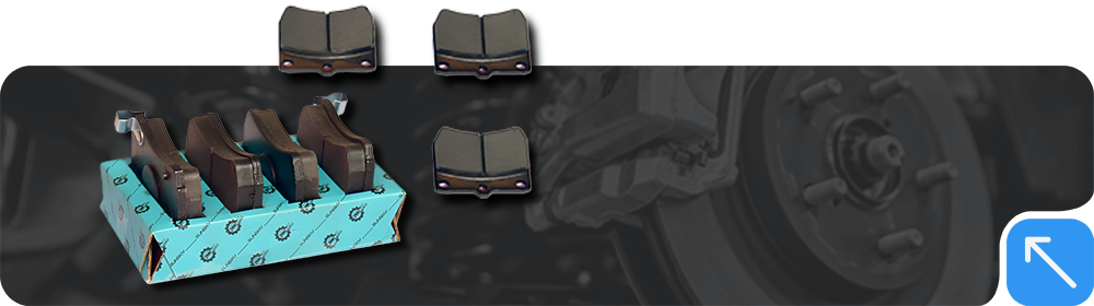 فروش قطعات خودرو سان اسکای لنت دیسک کاسه و چرخ 56 brake pads 1